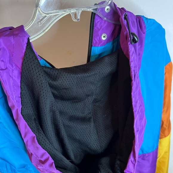Retro multicolored rain jacket - Picture 3 of 3